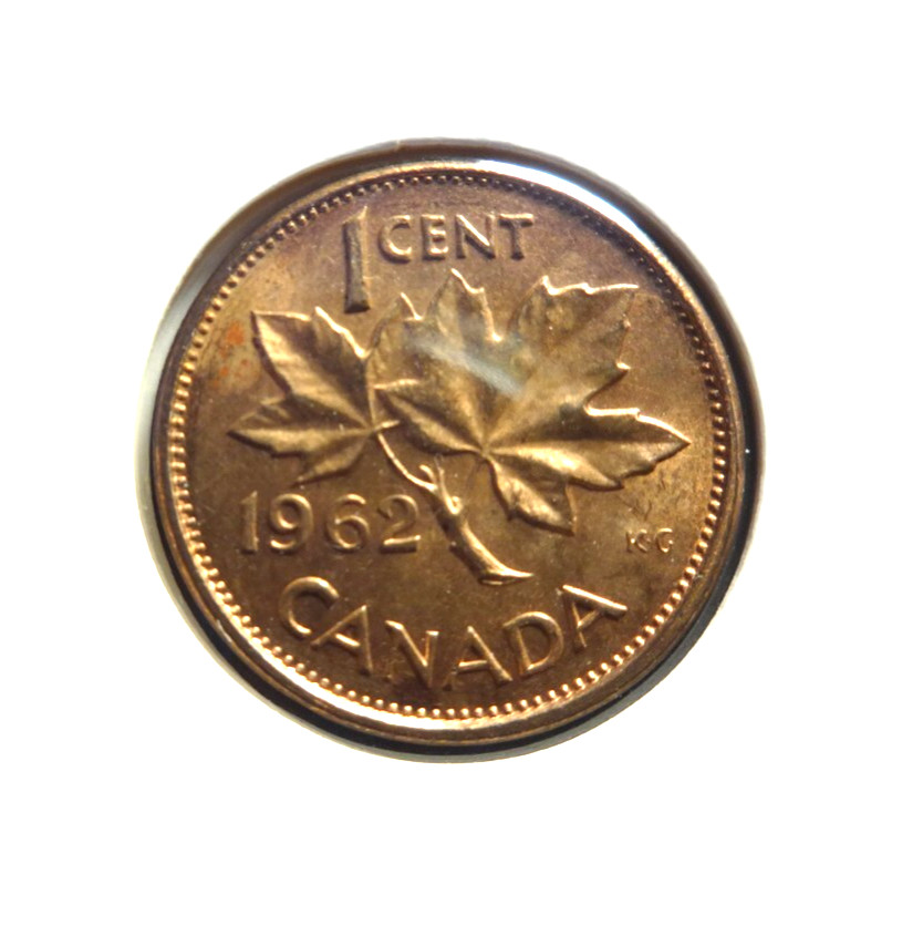Canada 1962   1 Cent Coin  👀