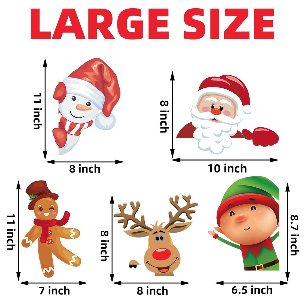 Christmas Decorations - Window Clings