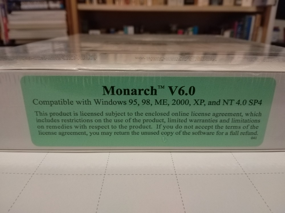 Monarch V6.0 Software New in Box, Sealed - produced by Datawatch