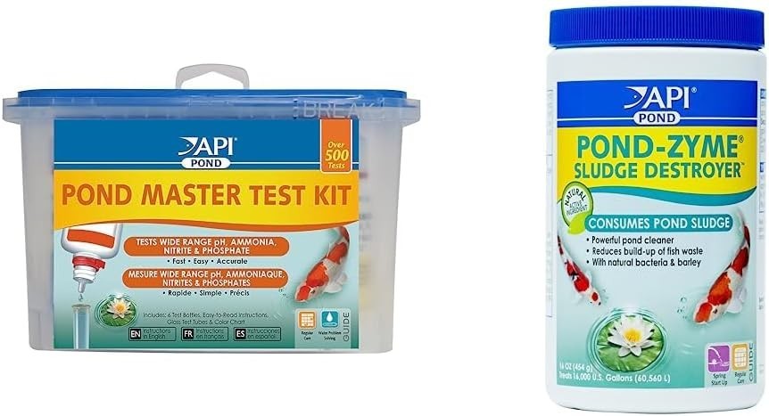 Single 800-Test Freshwater Aquarium Water Master Test Kit White