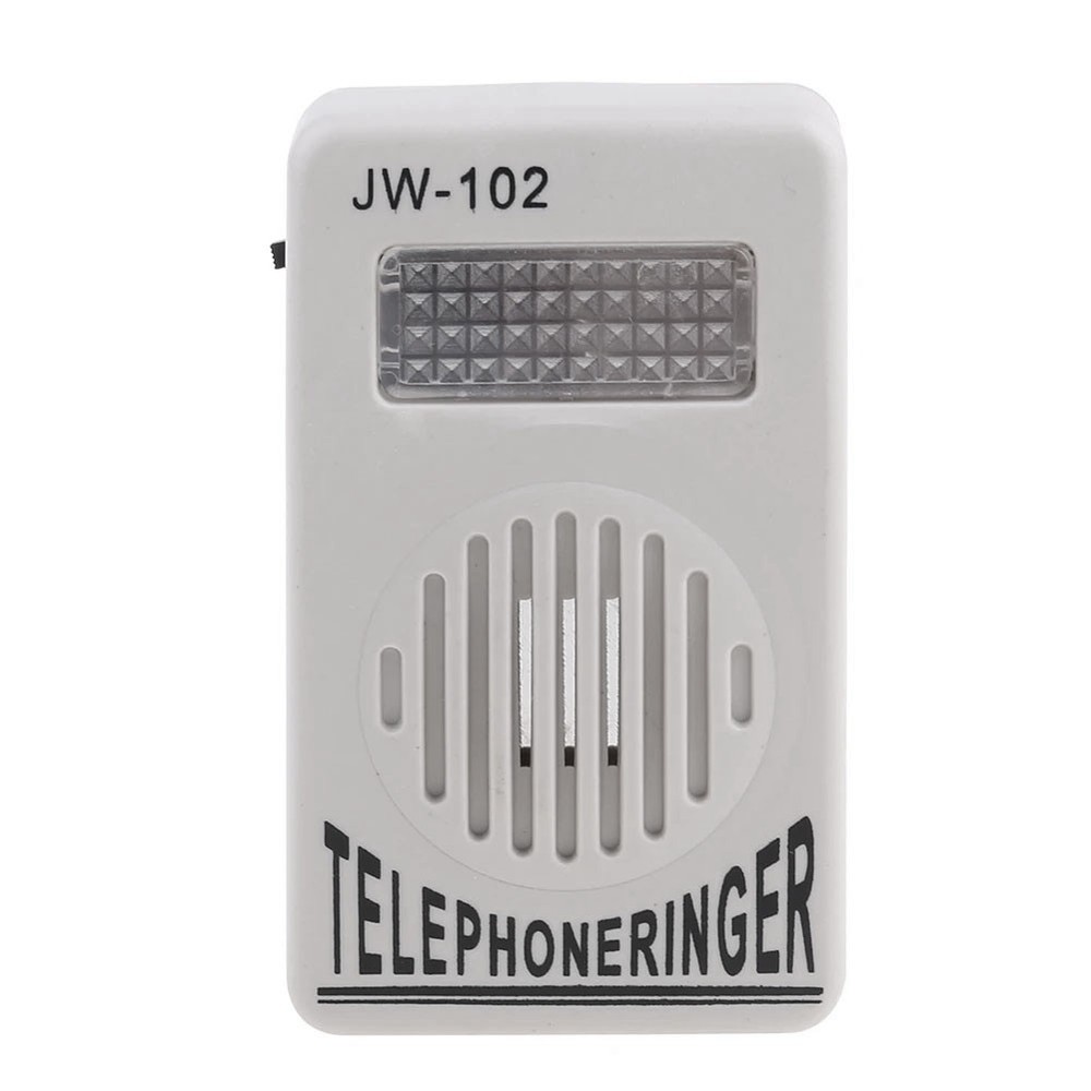 Telephone Ringer Phone Amplifier Wall Speaker Strobe Light Flasher Bell5014
