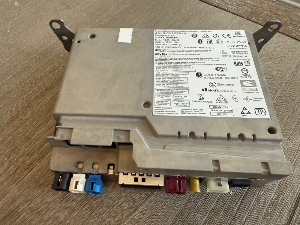 BMW head unit GARMIN CI 5B3D9D6