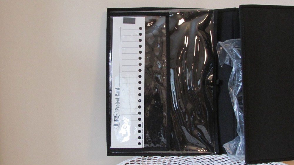 Loran (Needlework) Project Carrying Case Black with 3 inner sections