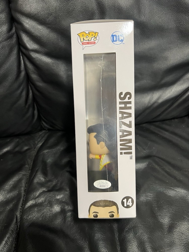 Zachary Levi Shazam Signed Funko Pop 14 JSA certification