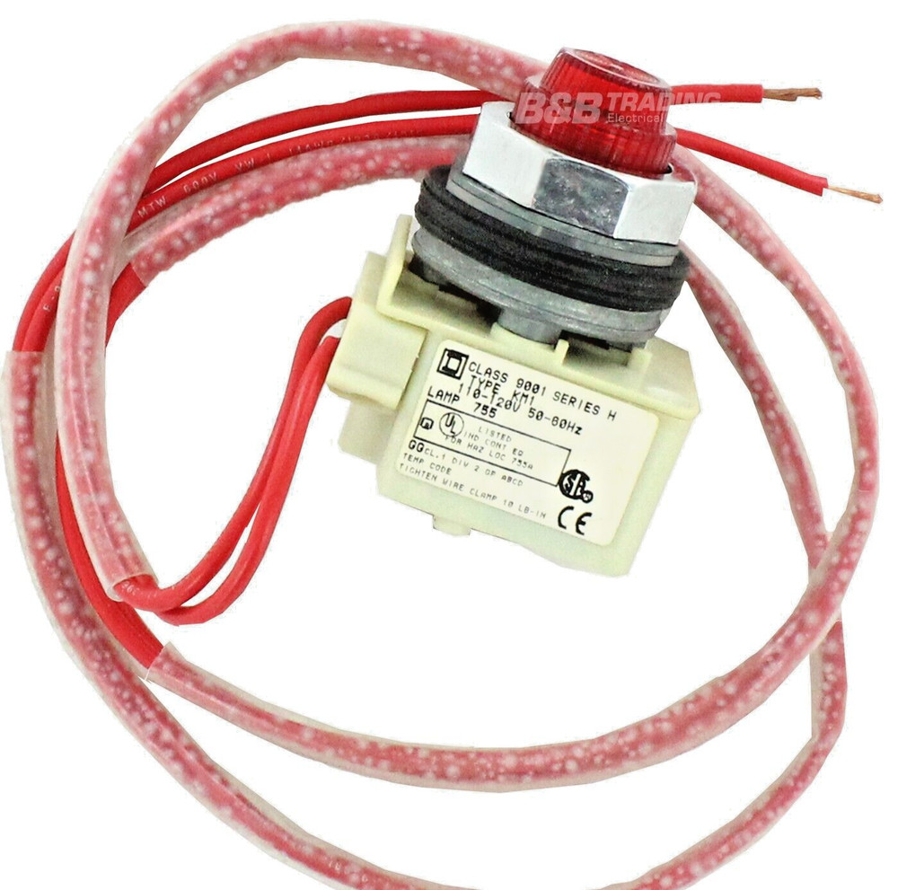 1 Pc Square D 9999SP28R Type S Red Pilot Light Kit 00-4