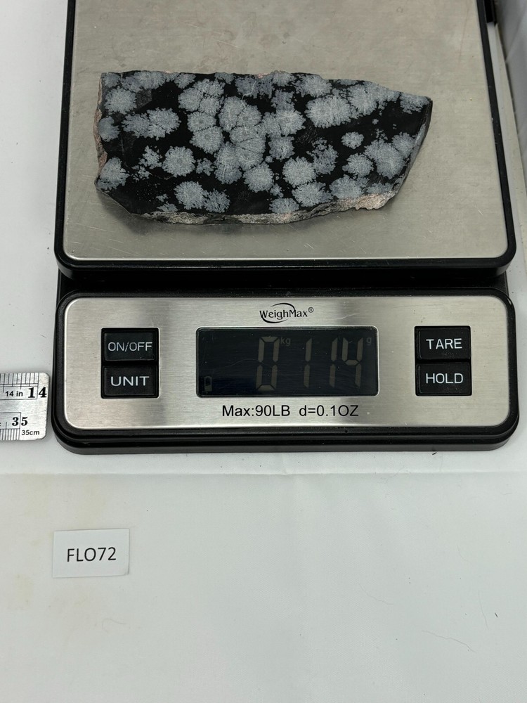 Flower Obsidian (large snowflake) Cabbing Knapping Collecting Combo Ship Avail