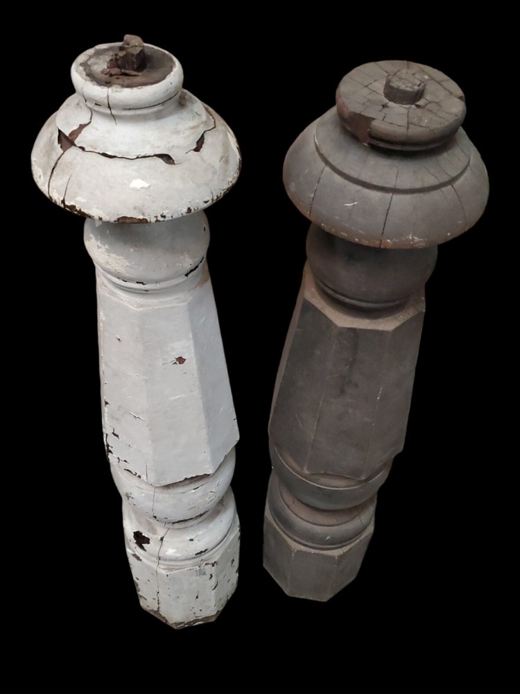 Pair Of Octagon Newel Posts GAM0226