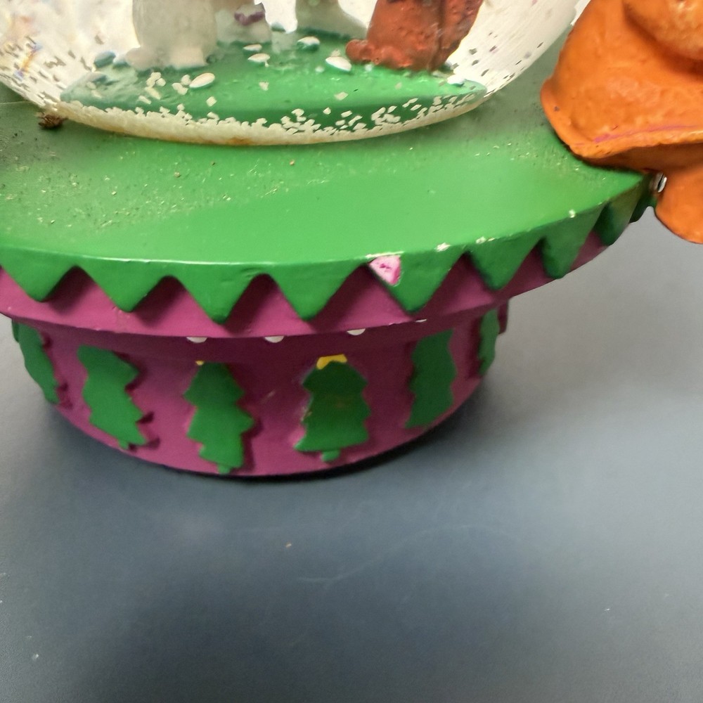 Neiman Marcus Dept 56 Christmas 1995 Musical Mini Waterglobe