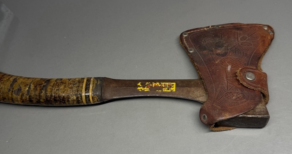 Vintage Eastwing Axe Hatchet ~ With Sheath ~ Rusty