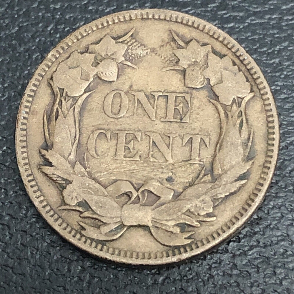 1857 Flying Eagle Cent 1c High Grade XF Details #37511