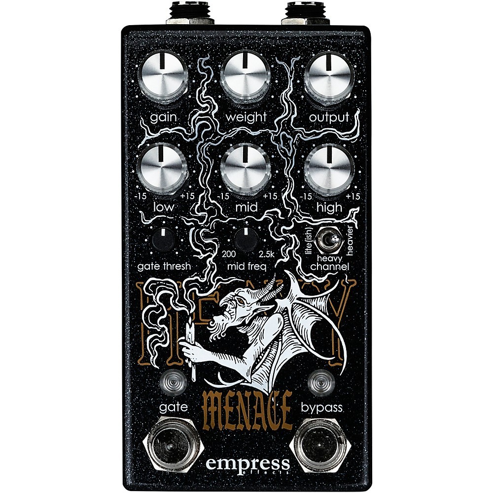 Empress Effects Heavy Menace Distortion Effects Pedal Black