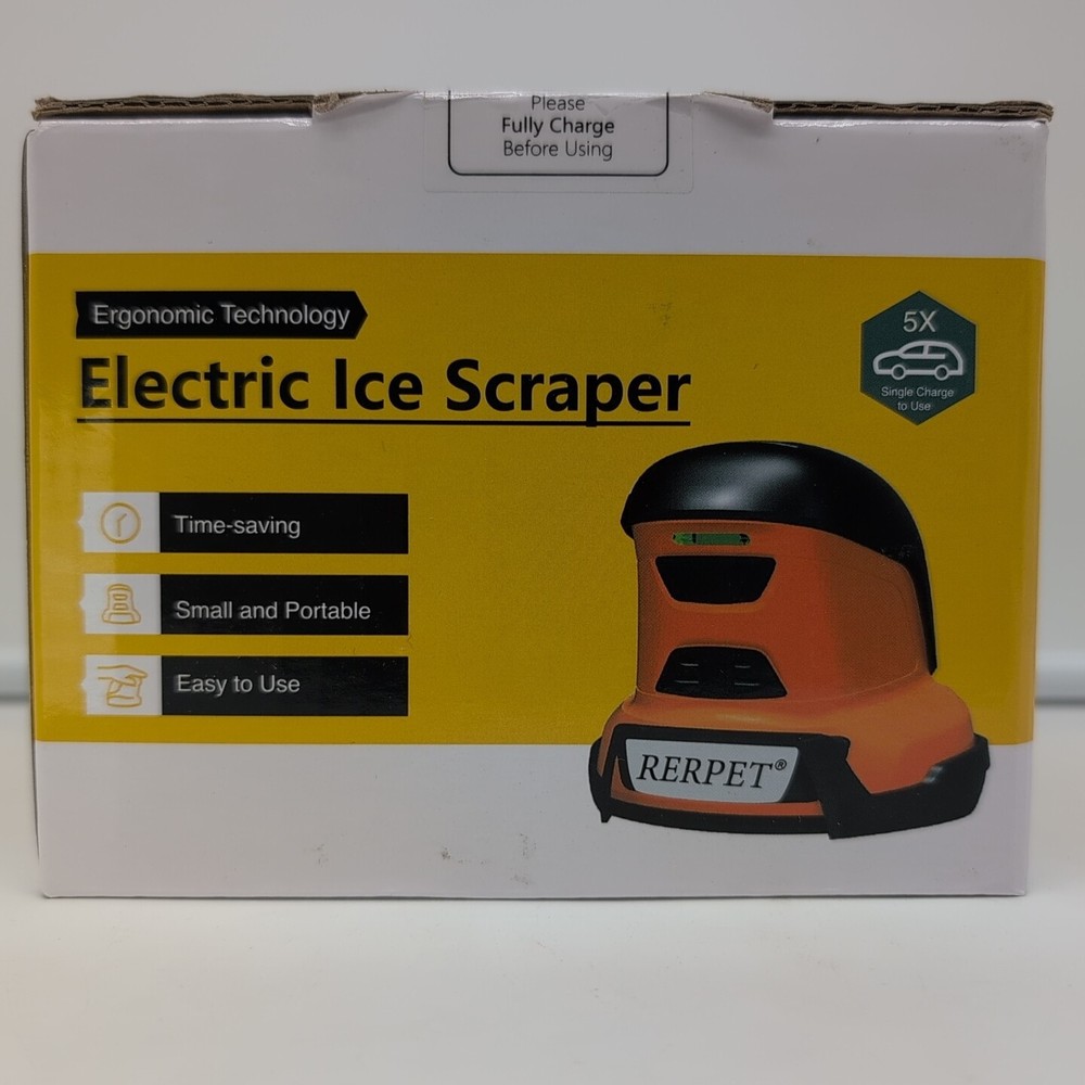 Electric Ice Scraper Car Windshield, Cordless Portable Handheld USB Rechargeable