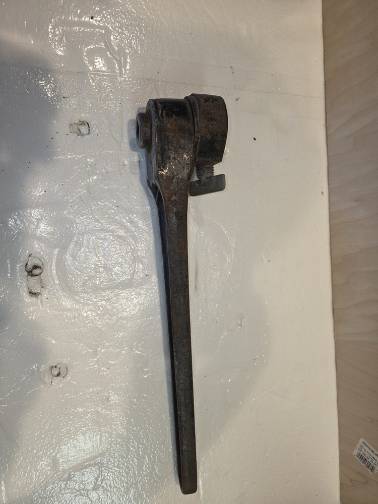 Lowell No. 52 Tool Ratcheting Hydrant Wrench Fire Hydrant Contractor Used