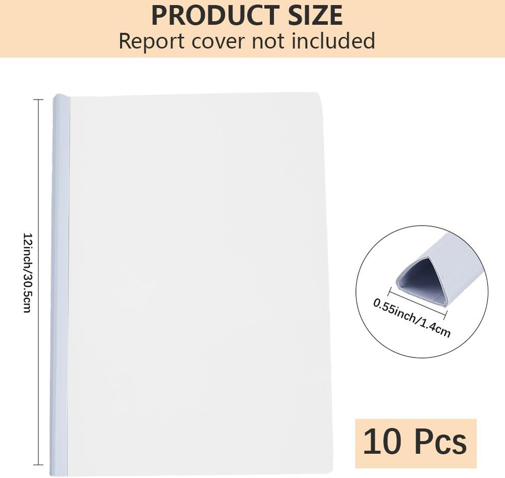 Binding Bar Capacity A4 Size Folder 12In Book Slide Binders Books Clips Grip 70