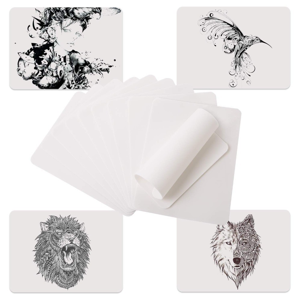 Fake Tattoo Practice Skin Silicone Sheets Double Sided Reusable Eyebrow Training