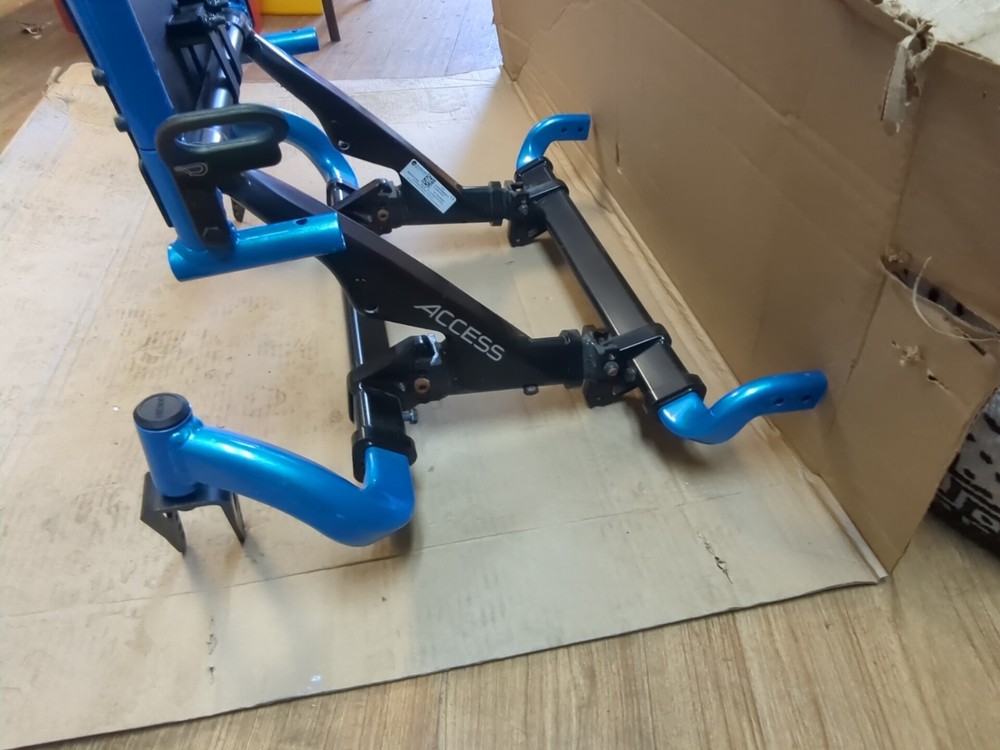Quickie Access Manual Wheelchair Frame Blue