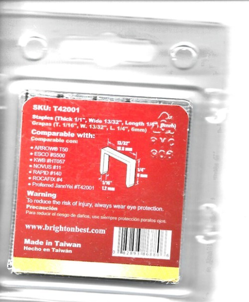 Proferred Tools T42001 1000 staples 4 Packages New