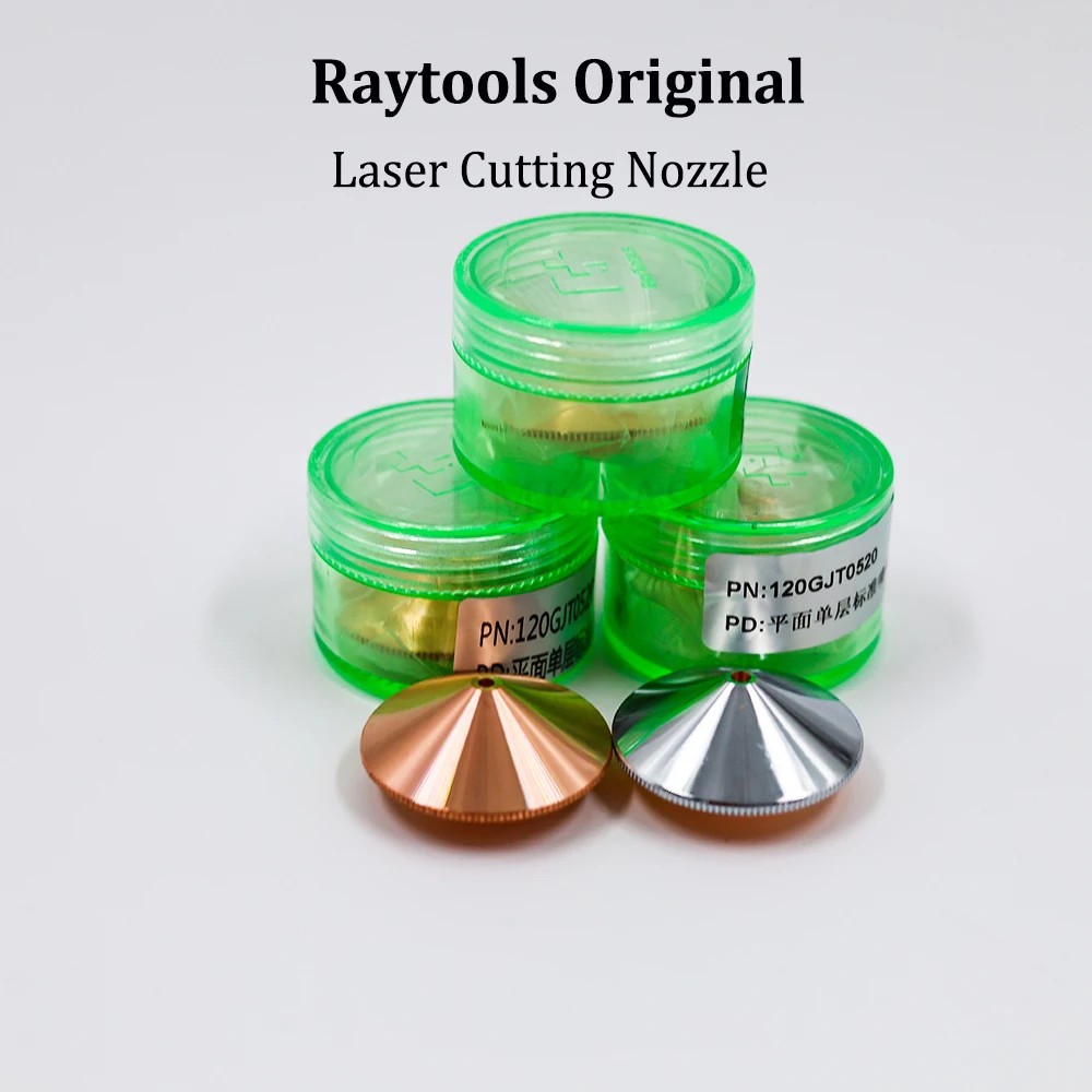 Original Laser Nozzle Single Double Layer D32mm Chrome Plated New for Raytools