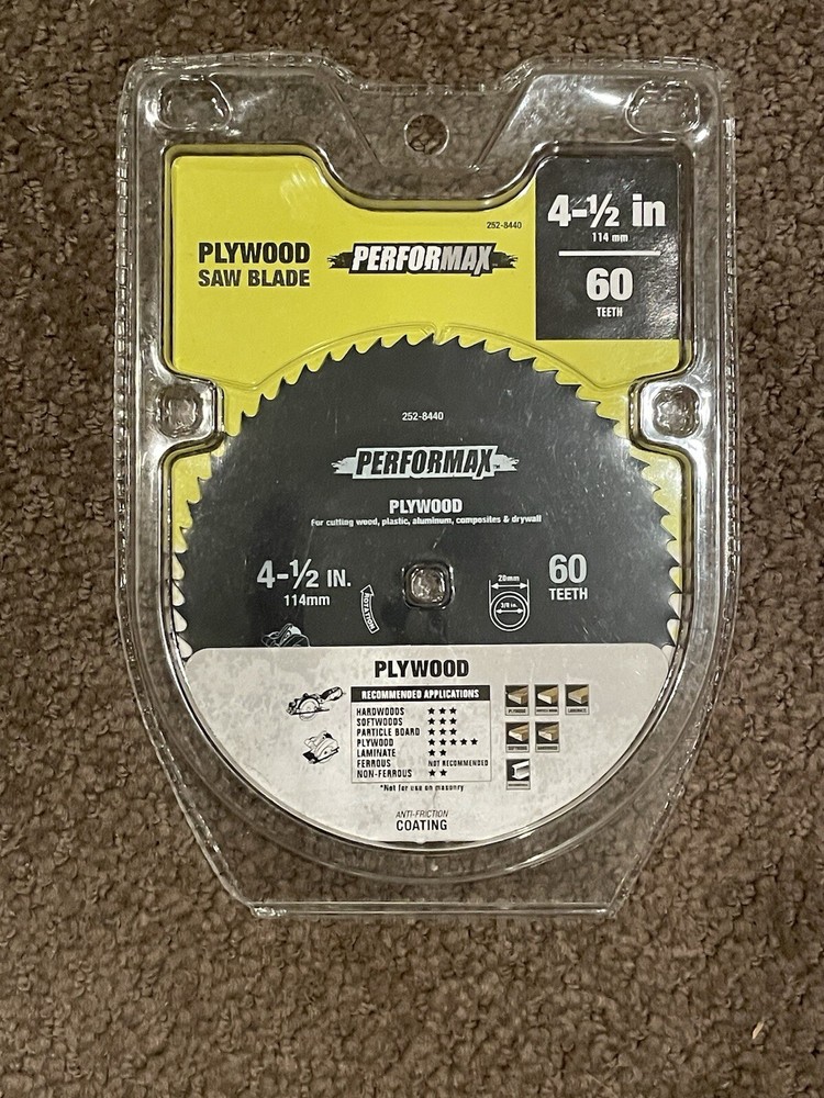 Performax 4 1/2 Inch Blade 60 Tooth