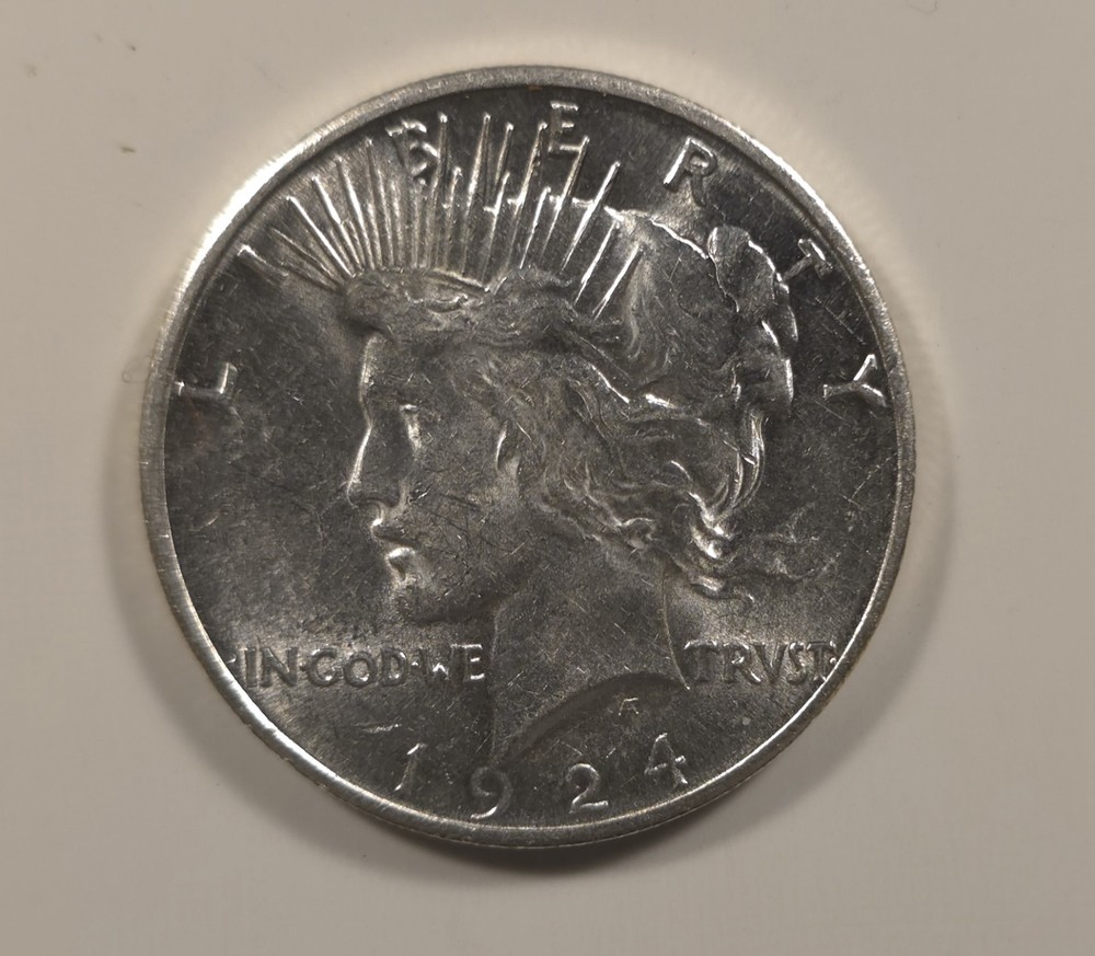 1924S Peace SILVER Dollar $1 BU Unc Uncirculated