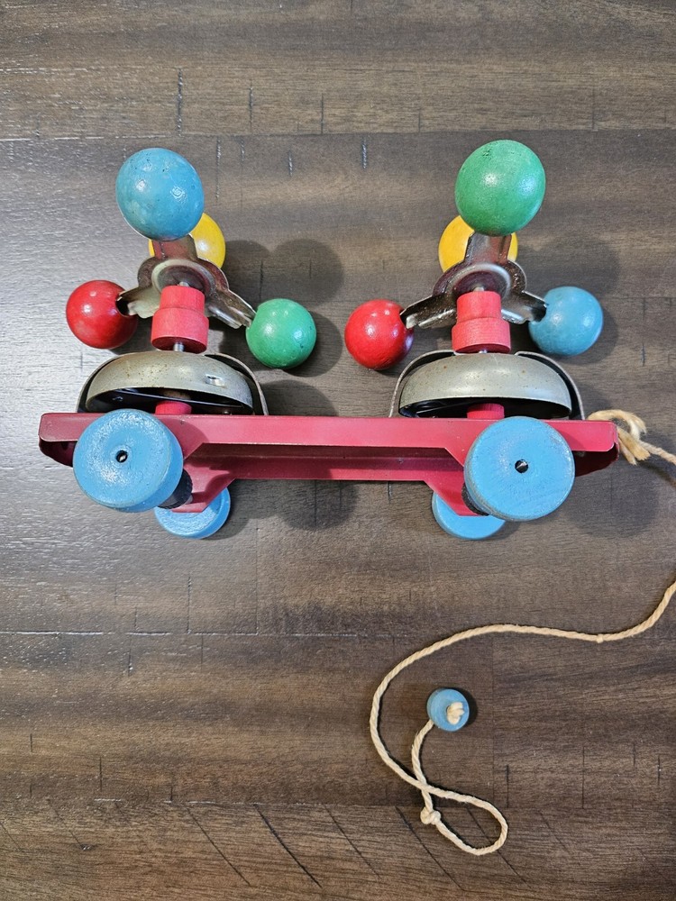 Vintage Spinning Pull Toy