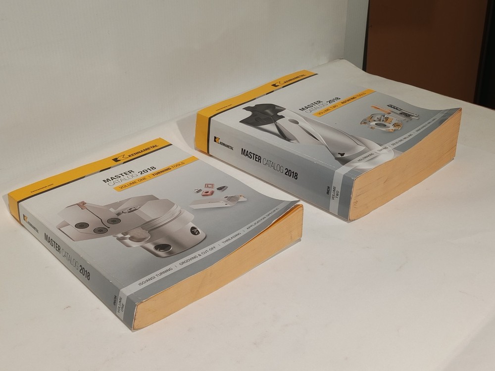 Kennametal Master Catalogs 2018: Volume One/ Turning; Volume Two/ Rotating Tools