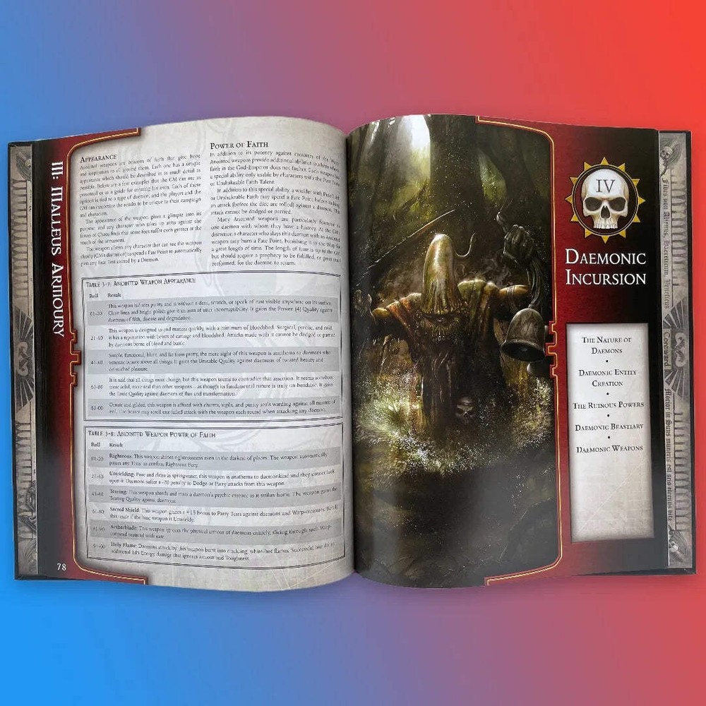 Daemon Hunter Dark Heresy Warhammer 40K RPG