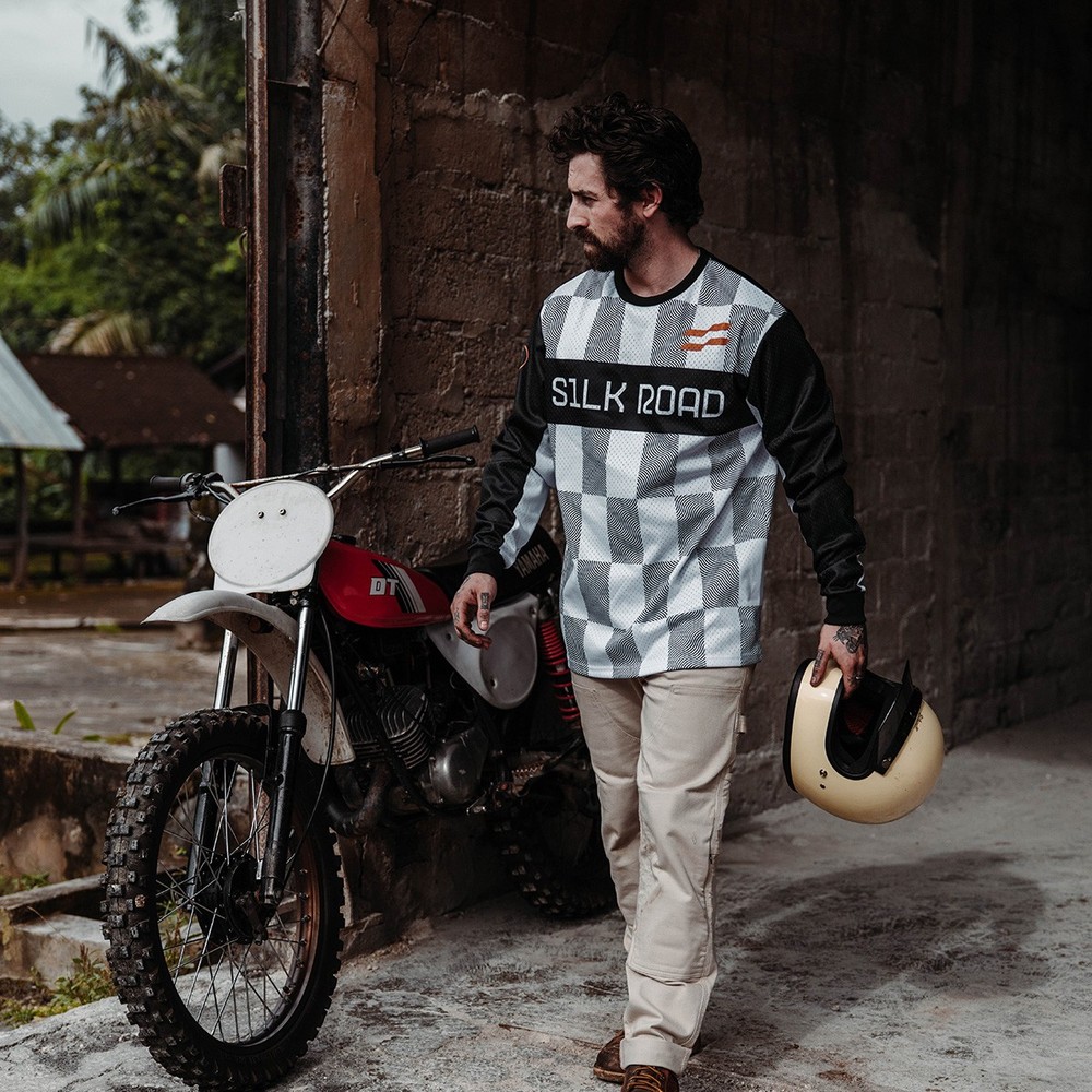 Silk Road Riding Jersey - Black