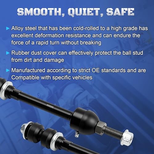 Stabilizer Sway Bar End Links Compatible with Ram 1500 4WD 2006 K80894 Front