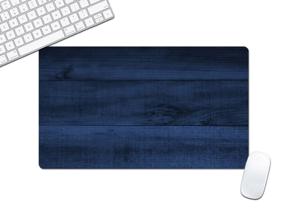 X-Large Computer Desk Mat, Blue Keyboard Mouse Pad Multiple Sizes - DMAT16