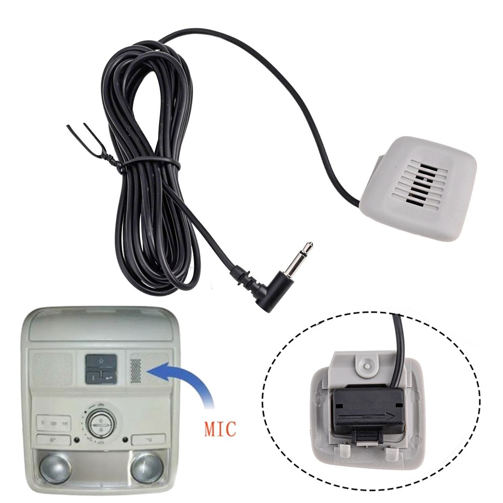 Car Audio Microphone 3.5mm Mic Stereo Wired External Microphone for BMW