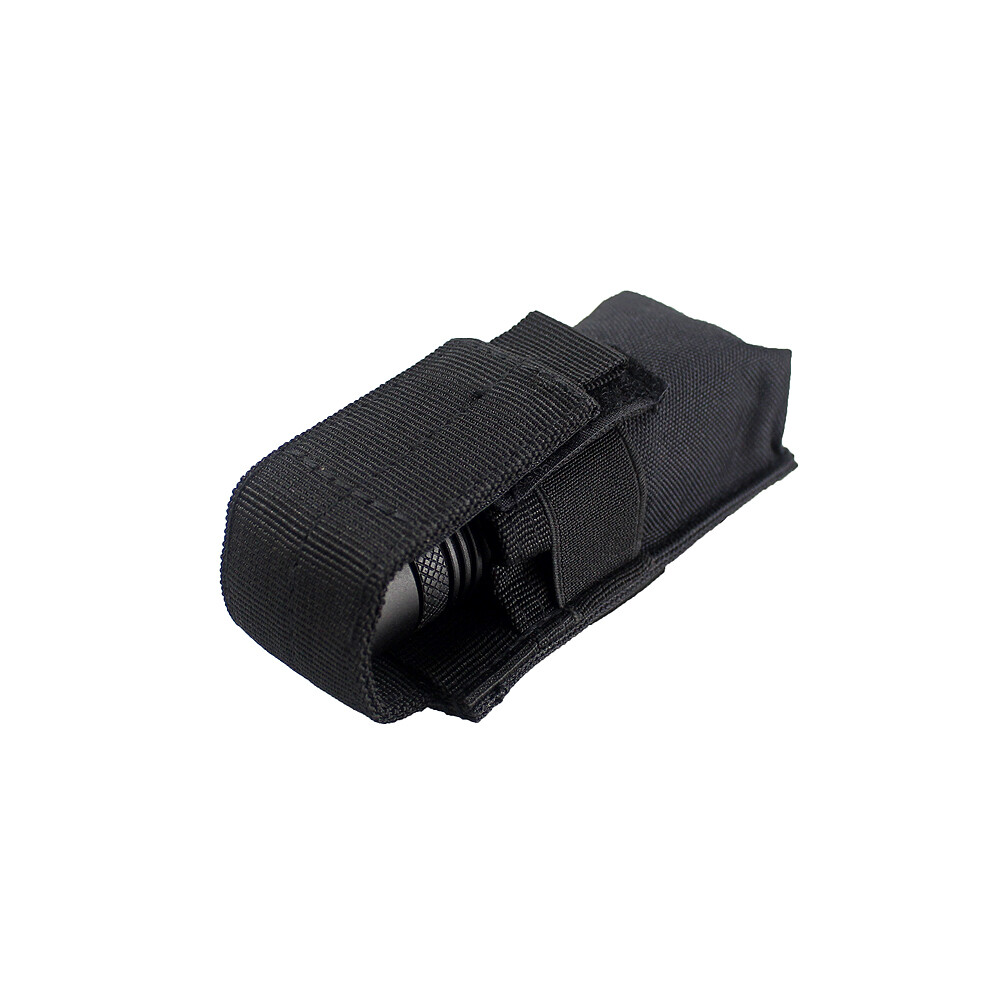Molle Flashlight Holster Holder Utility Single Mag Pouch Tactical Torch Holder