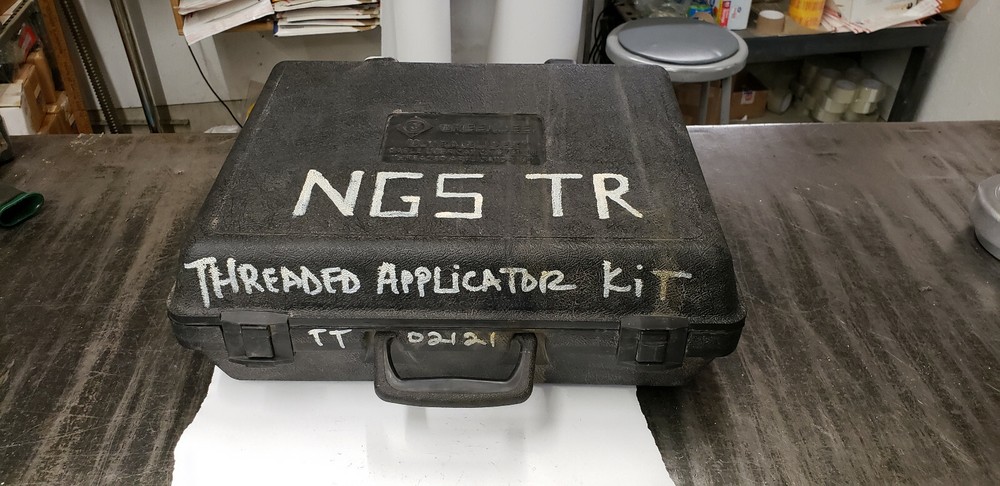 EMPTY Greenlee 10251 Threaded Applicator Assembly PLASTIC STORAGE CASE ONLY