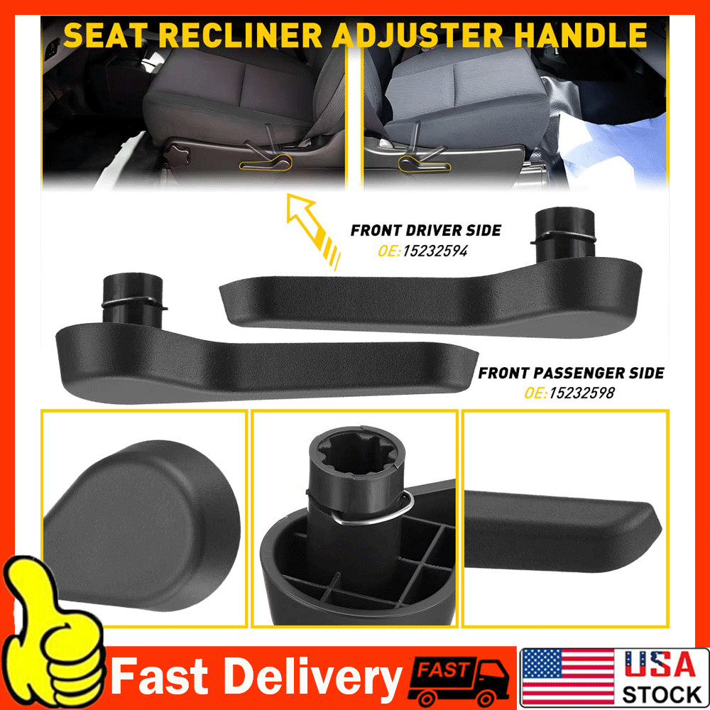 Right & Left Front Seat Recliner Handle For 2007-2014 GMC Sierra Chevy Silverado