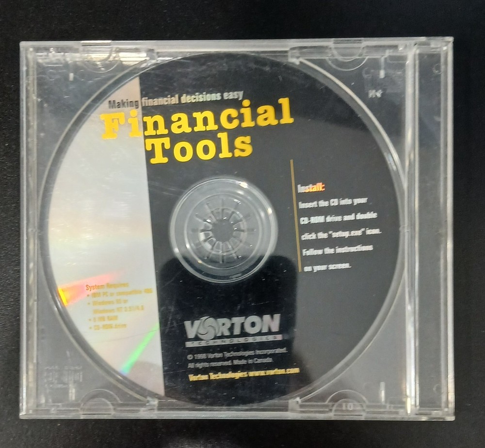 VORTON TECHNOLOGIES FINANCIAL TOOLS CD-ROM