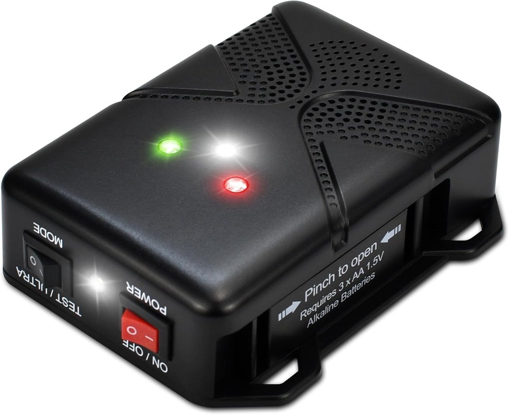 Cordless Ultrasonic & LED Mouse Repeller for Automobile Engine - Versatile use