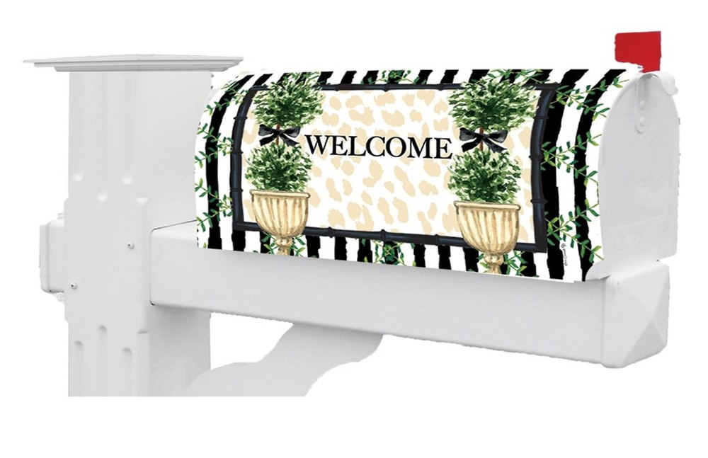 Double Topiary Mailbox Cover