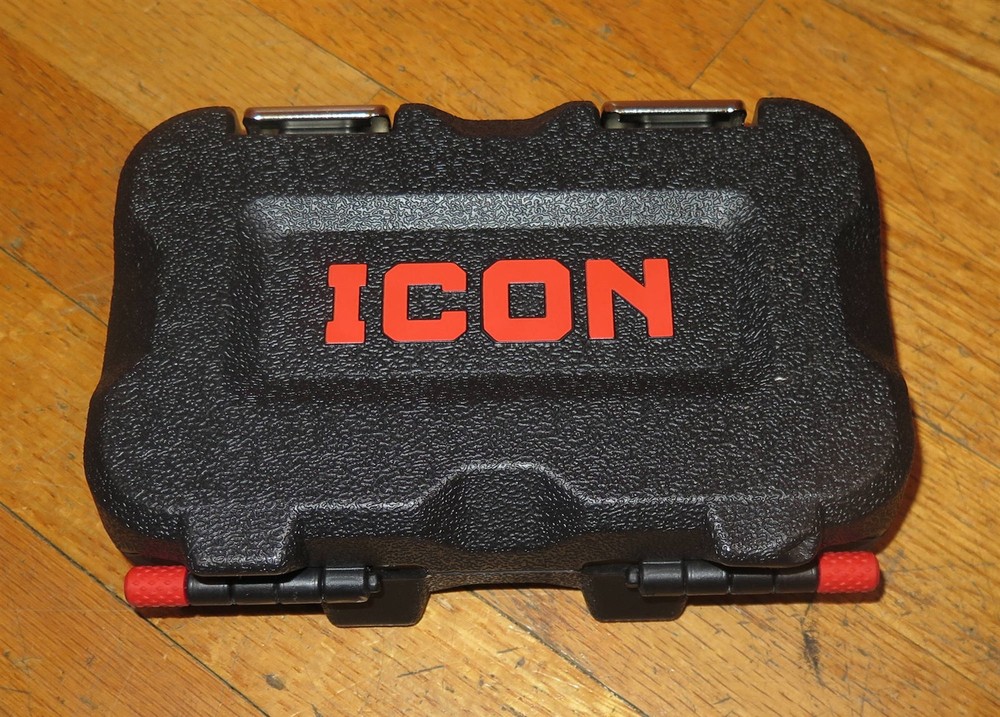 ICON Precision 5" Snap-Ring Pliers Set in Carrying Case - 0.047" Tips (57796)