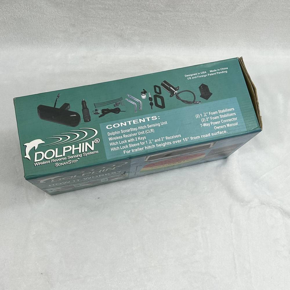 Dolphin Wireless Trailer Hitch Reverse Sensing System SonarStep Backup Assist