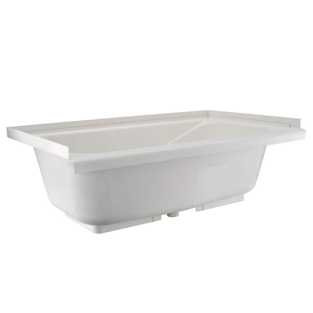 RV Bathtub Durable Replacement 40" X 24" RV Tub White