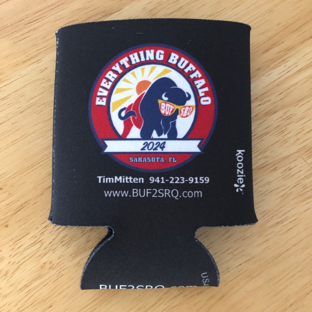 5 Everything Buffalo 2024 Beer Koozie & 5 decals