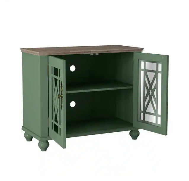 Cabinet Buffet Sideboard Storage Kitchen Doors Accent Room Shelves Dining Modern