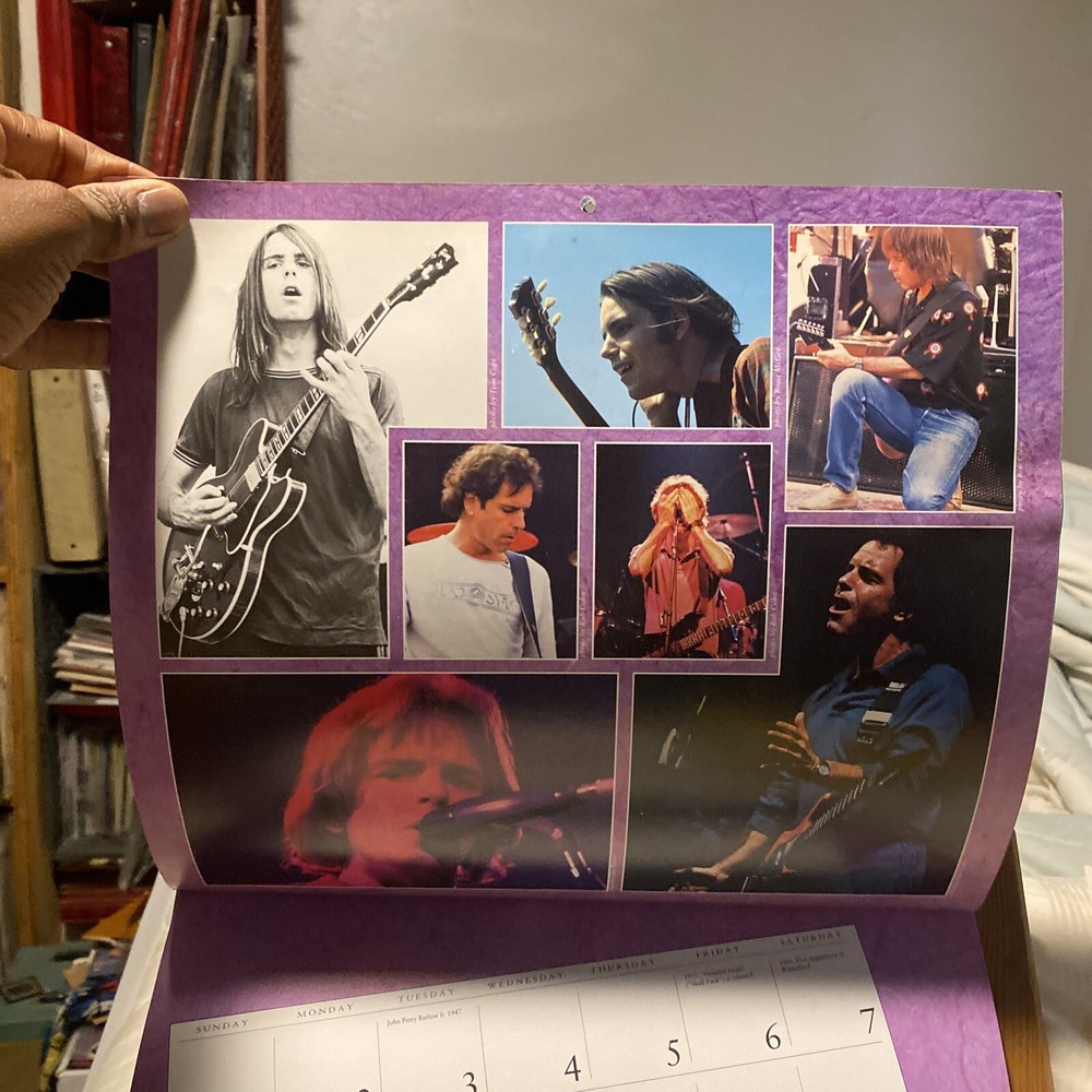 Vintage Grateful Dead Calendar 1995