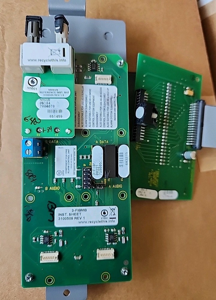 Edwards 3-FIBMB Fiber Optic Communications Interface. Bench Tested
