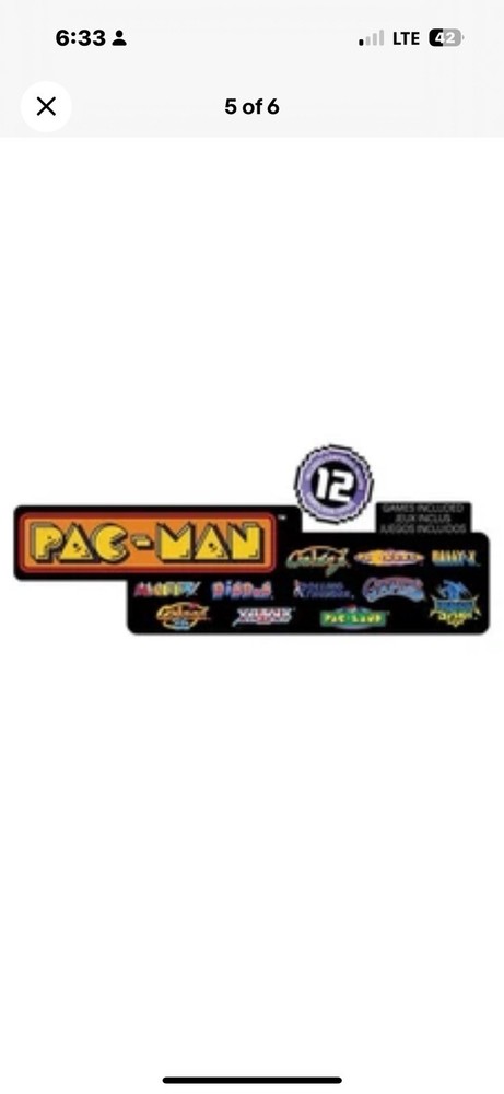 Multi Game Projector Arcade With Pac-Man Deck Included Interchangable Controler