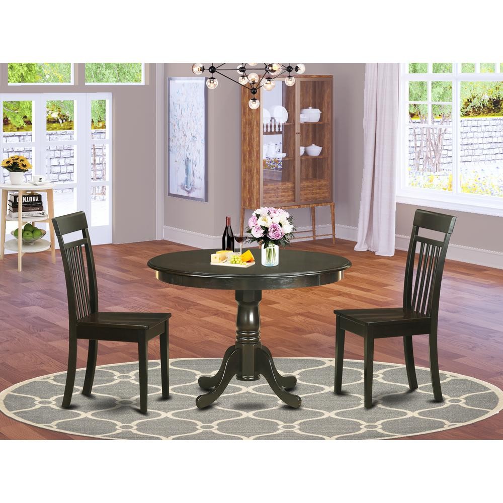 3 PC Kitchen Table set-small Table and 2 Kitchen Chairs.