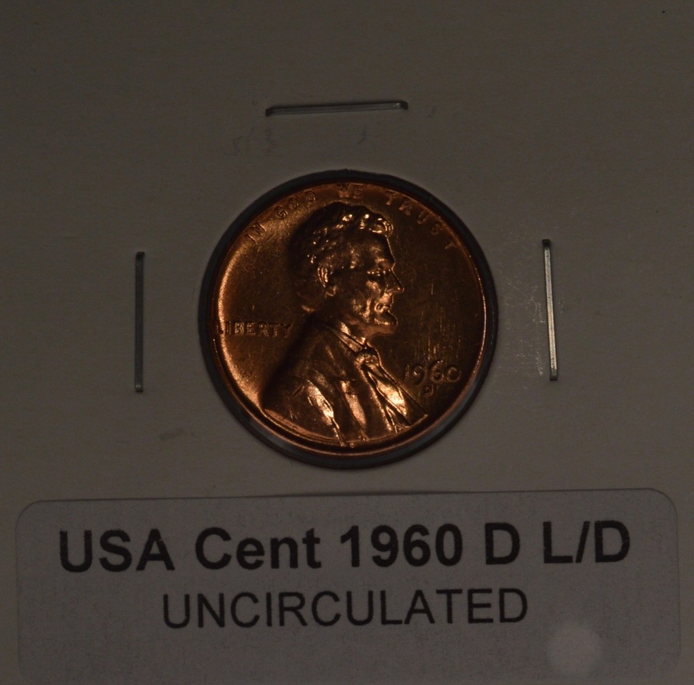 1960 D large date - USA Small Cent - UNCIRCULATED