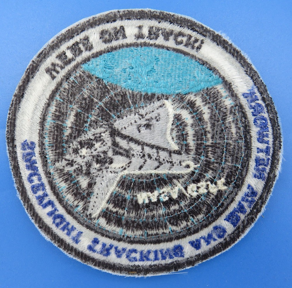 NASA PATCH vtg Spaceflight TRACKING & DATA Network GSFC We're On TRACK Shuttle