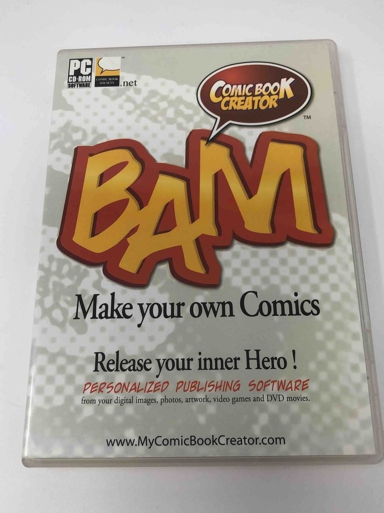 BAM! Make Your Own Comics - Comic Book Creator CD-Rom