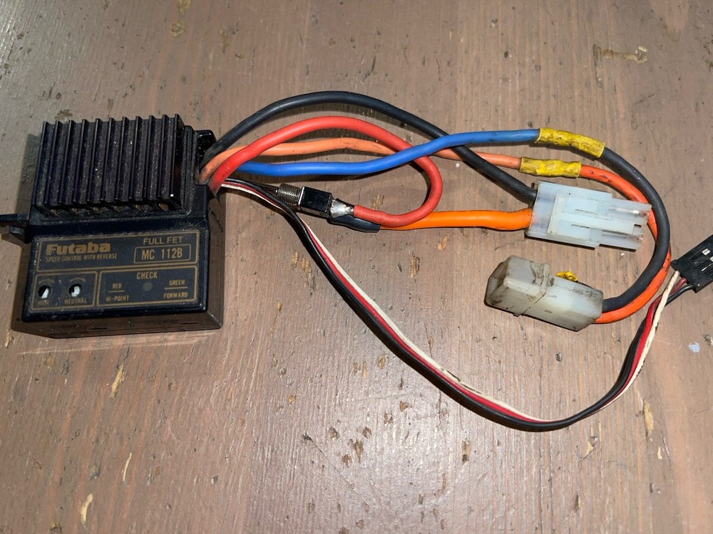 FUTABA MC-112B Tested VINTAGE /ESC Brushed SPEED CONTROLLER WITH REVERSE
